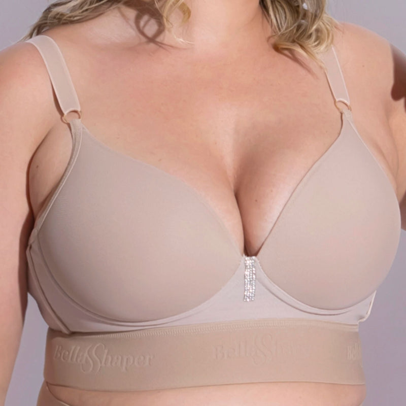 Sutiã modelador base larga com cós