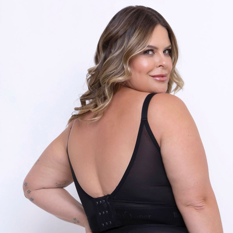 Sutiã modelador base larga com cós