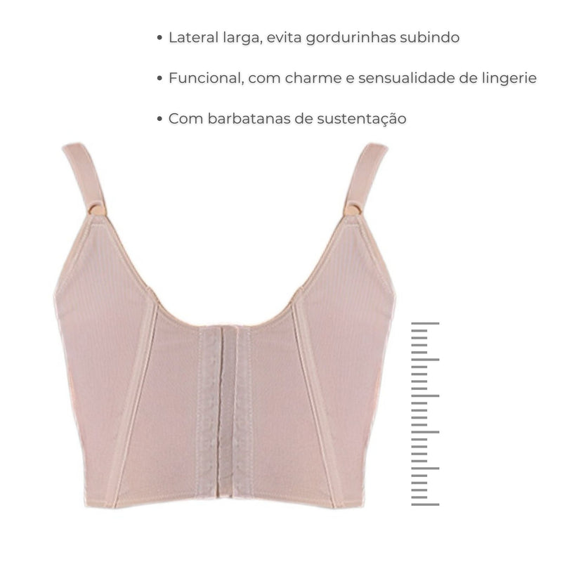 Sutiã Modelador Largo nas Costas