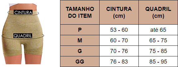 WomanShape® Modelador de Quadril e BumBum com Enchimento