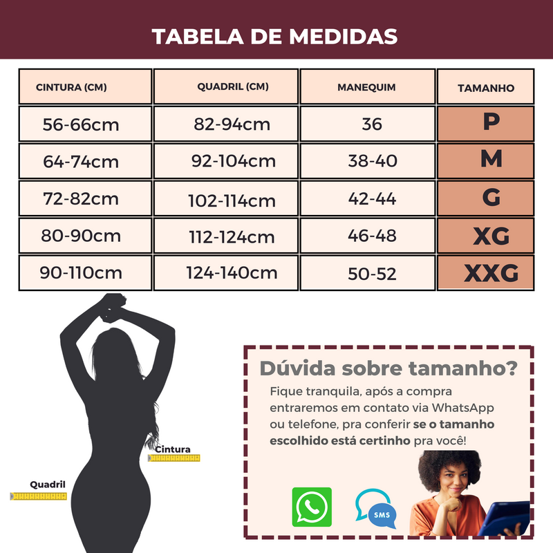 Cinta Abdominal Alta nas Costas