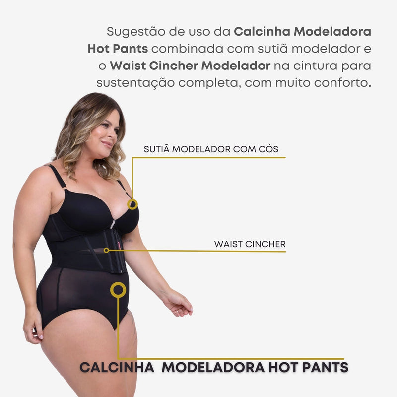 Calcinha Modeladora Hot Pants