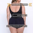 Sutiã modelador base larga com cós